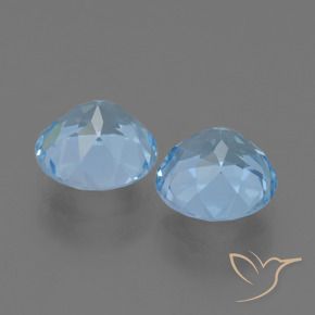 4.79 ct natürliche Himmerlblau Topas-Edelsteine, Runden, VS