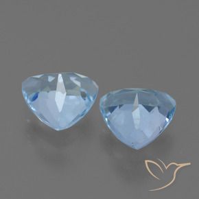 2.67 ct natürliche Himmerlblau Topas-Edelsteine, Trillion, VVS-VS