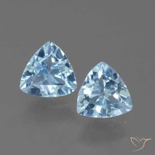 2.28ctw Natürlicher Himmerlblau Topas, Trillion, VS