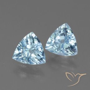 2.42 ct natürliche Himmerlblau Topas-Edelsteine, Trillion, VS