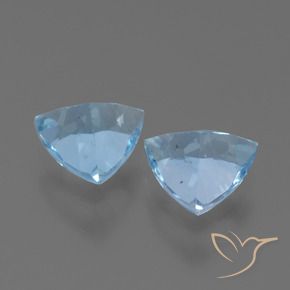 2.42 ct natürliche Himmerlblau Topas-Edelsteine, Trillion, VS