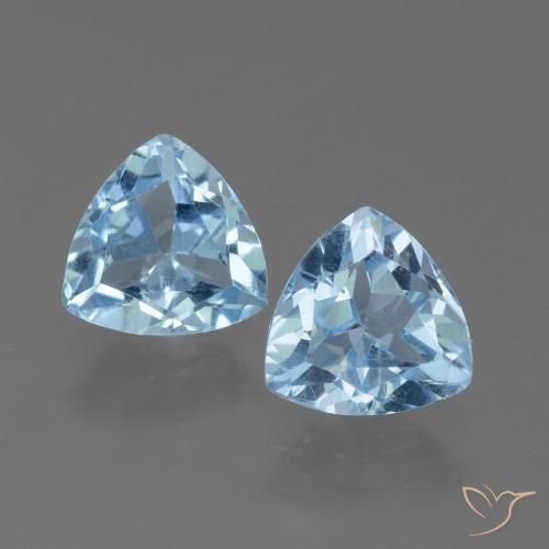 2.80ctw Natürlicher Himmerlblau Topas, Trillion, VS