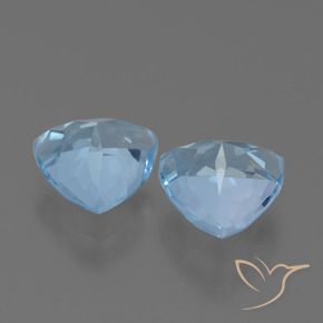 2.80 ct natürliche Himmerlblau Topas-Edelsteine, Trillion, VS