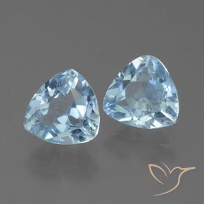 2.79 ct natürliche Himmerlblau Topas-Edelsteine, Trillion, VS