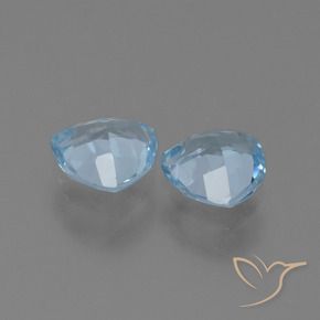 2.44 ct natürliche Himmerlblau Topas-Edelsteine, Trillion, VVS-VS