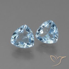 2.63 ct natürliche Himmerlblau Topas-Edelsteine, Trillion, VVS-VS