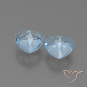 2.63 ct natürliche Himmerlblau Topas-Edelsteine, Trillion, VVS-VS