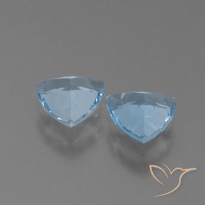 2.49 ct natürliche Himmerlblau Topas-Edelsteine, Trillion, VS