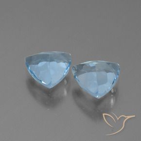 2.63 ct natürliche Himmerlblau Topas-Edelsteine, Trillion, VS
