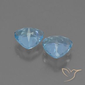 2.66 ct natürliche Himmerlblau Topas-Edelsteine, Trillion, VVS-VS
