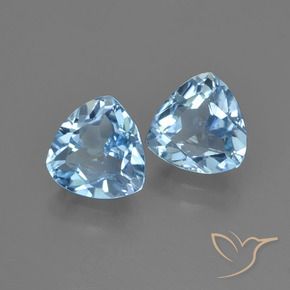 2.61 ct natürliche Himmerlblau Topas-Edelsteine, Trillion, VVS-VS