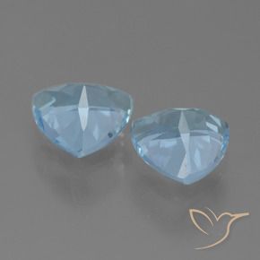 2.72 ct natürliche Himmerlblau Topas-Edelsteine, Trillion, VVS-VS