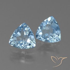 2.19 ct natürliche Himmerlblau Topas-Edelsteine, Trillion, VVS-VS