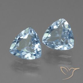 2.54 ct natürliche Himmerlblau Topas-Edelsteine, Trillion, VS