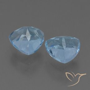 3.30 ct natürliche Himmerlblau Topas-Edelsteine, Trillion, VS
