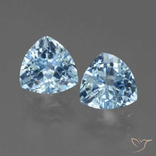 2.59ctw Natürlicher Himmerlblau Topas, Trillion, VS