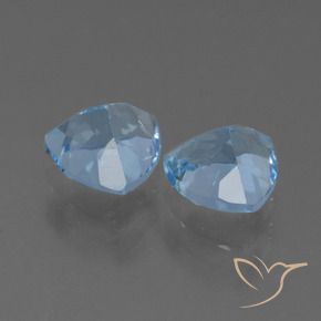 2.59 ct natürliche Himmerlblau Topas-Edelsteine, Trillion, VS