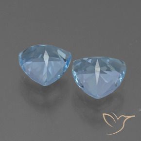 2.72 ct natürliche Himmerlblau Topas-Edelsteine, Trillion, VVS-VS