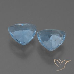 2.60 ct natürliche Himmerlblau Topas-Edelsteine, Trillion, VS