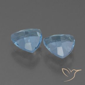 2.47 ct natürliche Himmerlblau Topas-Edelsteine, Trillion, VS
