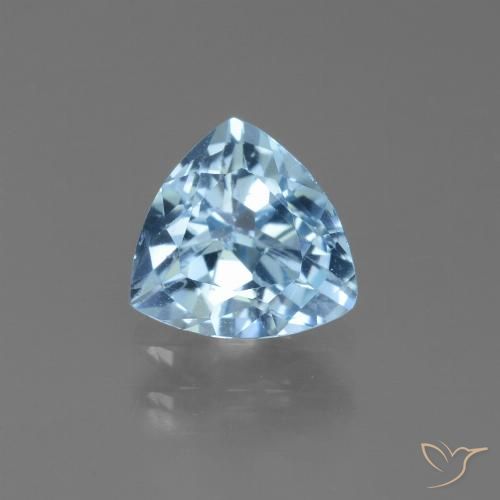 1.42ct Natürlicher Himmerlblau Topas, Trillion, VS