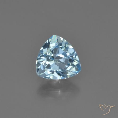 1.35ct Natürlicher Himmerlblau Topas, Trillion, VVS-VS
