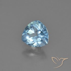 9,17 ctw natürlicher Swiss Blue Topas, Trillion, VS