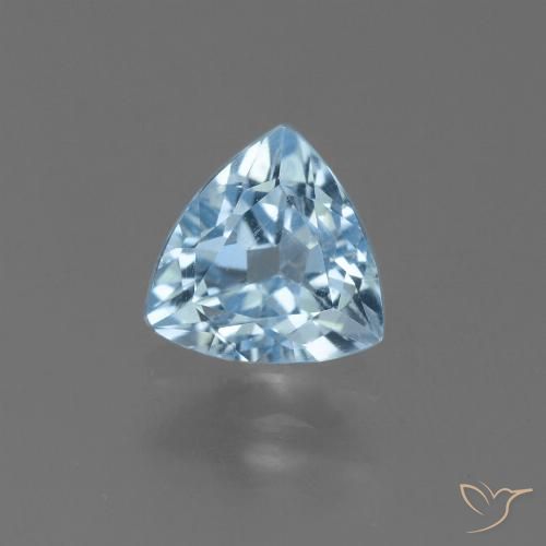1.34ct Natürlicher Himmerlblau Topas, Trillion, VS