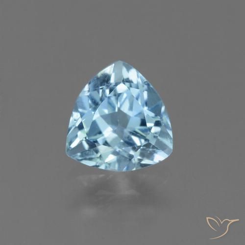 1.32ct Natürlicher Himmerlblau Topas, Trillion, VS