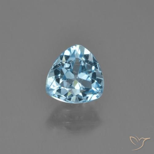1.46ct Natürlicher Swiss Blue Topas, Trillion, VS