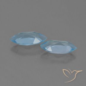 2.27 ct natürliche Swiss Blue Topas-Edelsteine, Marquise, VVS-VS