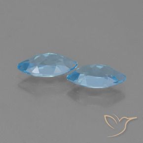 2.65 ct natürliche Swiss Blue Topas-Edelsteine, Marquise, VVS-VS