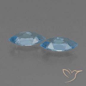 2.48 ct natürliche Swiss Blue Topas-Edelsteine, Marquise, VVS-VS