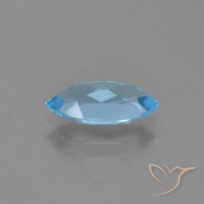 9,17 ctw natürlicher Himmerlblau Topas, Marquise, VVS-VS