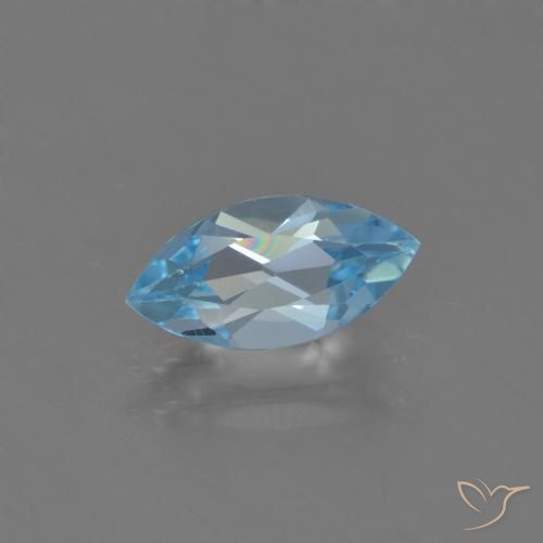 1.31ct Natürlicher Swiss Blue Topas, Marquise, VVS-VS