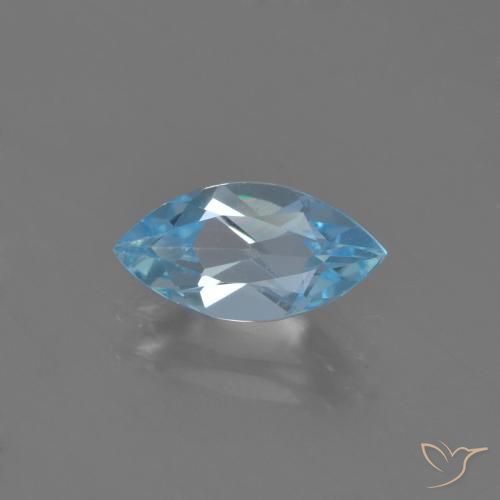 9,17 ctw natürlicher Swiss Blue Topas, Marquise, VVS-VS