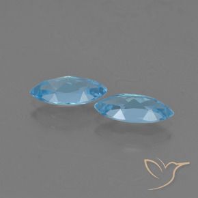 2.41 ct natürliche Swiss Blue Topas-Edelsteine, Marquise, VVS-VS