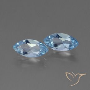 2.52 ct natürliche Himmerlblau Topas-Edelsteine, Marquise, VVS-VS