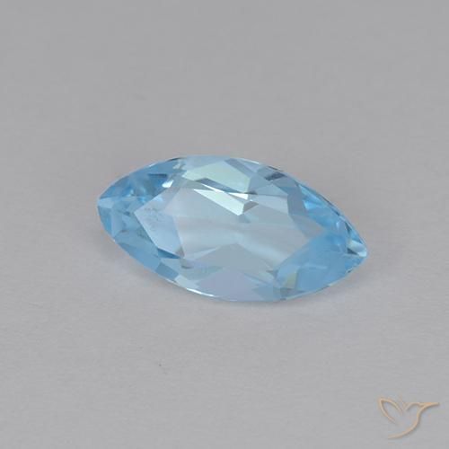 9,17 ctw natürlicher Himmerlblau Topas, Marquise, VVS-VS