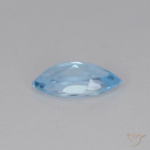 9,17 ctw natürlicher Himmerlblau Topas, Marquise, VVS-VS