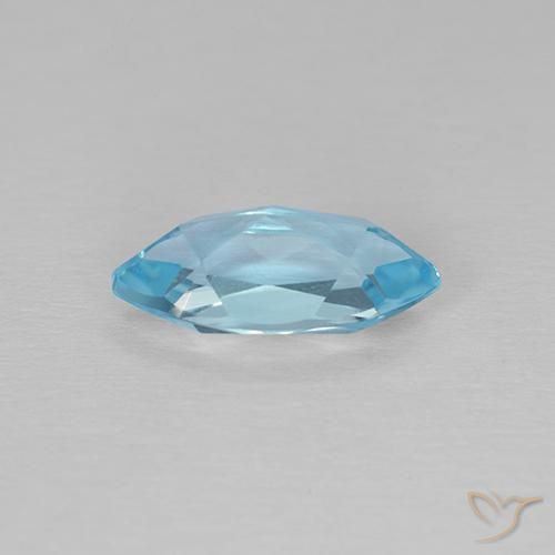 9,17 ctw natürlicher Himmerlblau Topas, Marquise, VVS-VS