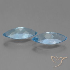 7.20 ct natürliche Himmerlblau Topas-Edelsteine, Marquise, VVS