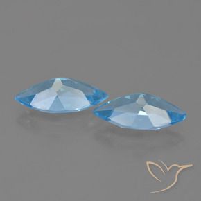 7.06 ct natürliche Swiss Blue Topas-Edelsteine, Marquise, VVS-VS