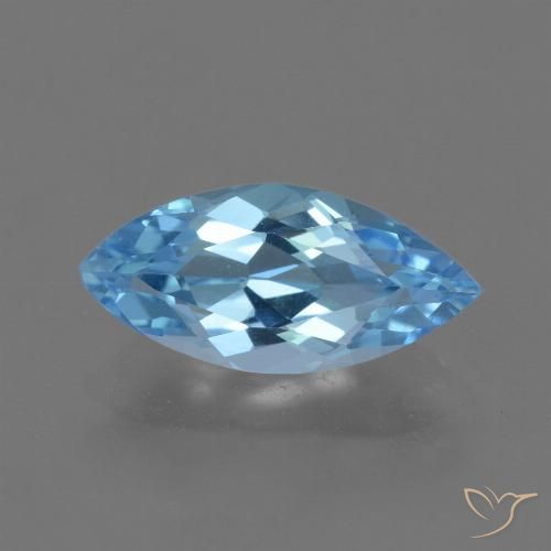 3.29ct Natürlicher Swiss Blue Topas, Marquise, VVS