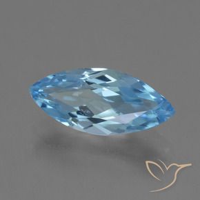 9,17 ctw natürlicher Himmerlblau Topas, Marquise, VVS