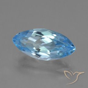 9,17 ctw natürlicher Swiss Blue Topas, Marquise, VVS