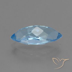9,17 ctw natürlicher Swiss Blue Topas, Marquise, VVS