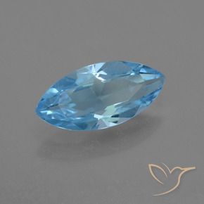 9,17 ctw natürlicher Swiss Blue Topas, Marquise, VS