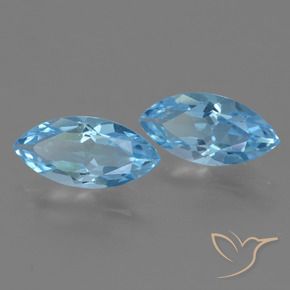 7.14 ct natürliche Himmerlblau Topas-Edelsteine, Marquise, VVS-VS