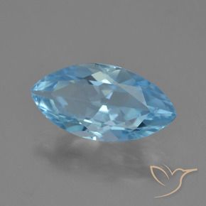 9,17 ctw natürlicher Himmerlblau Topas, Marquise, VVS
